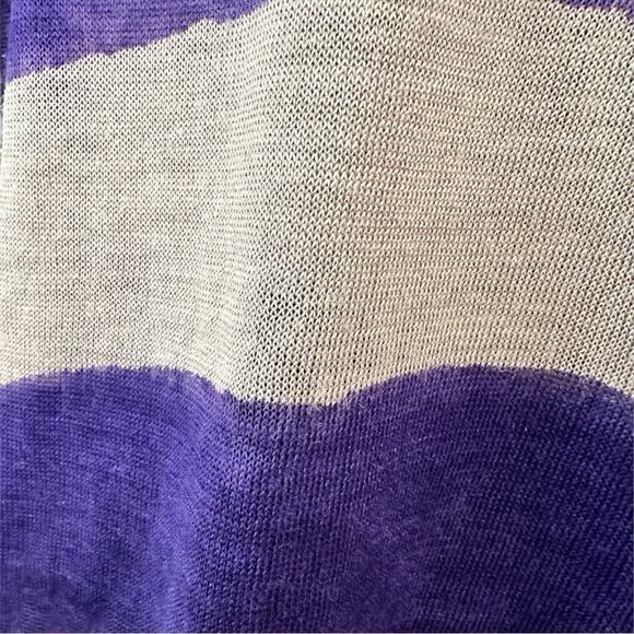 Loft - Sheer Striped Long Sleeve Top - Picture 6 of 12